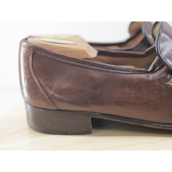 Bruno Magli Loafers Men\'s Size 9 W‎ Brown Made in Italy main image 11